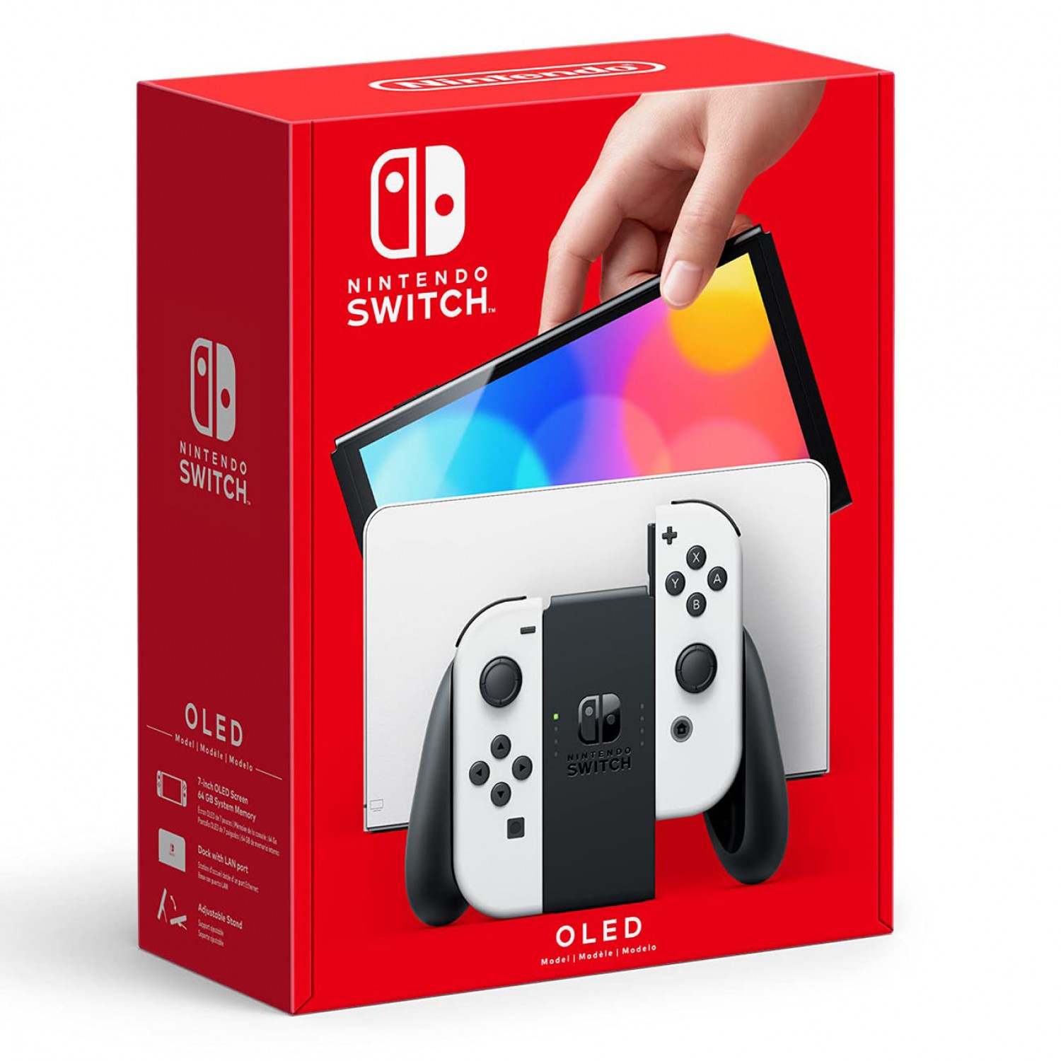کنسول بازی Nintendo Switch OLED Model - سفید-5