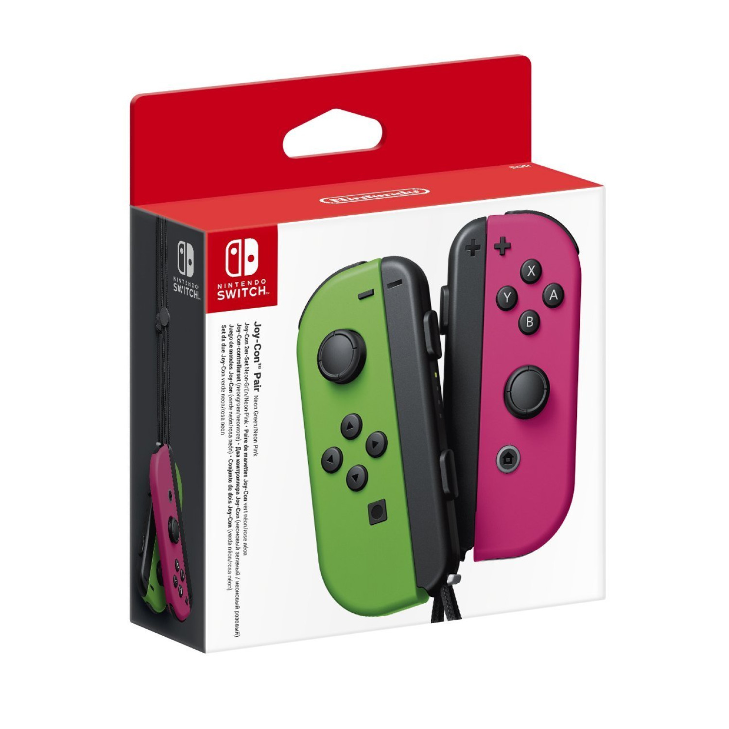 دسته بازی Nintendo Joy-Con Set (L+R) - Neon Green/Neon Pink-1