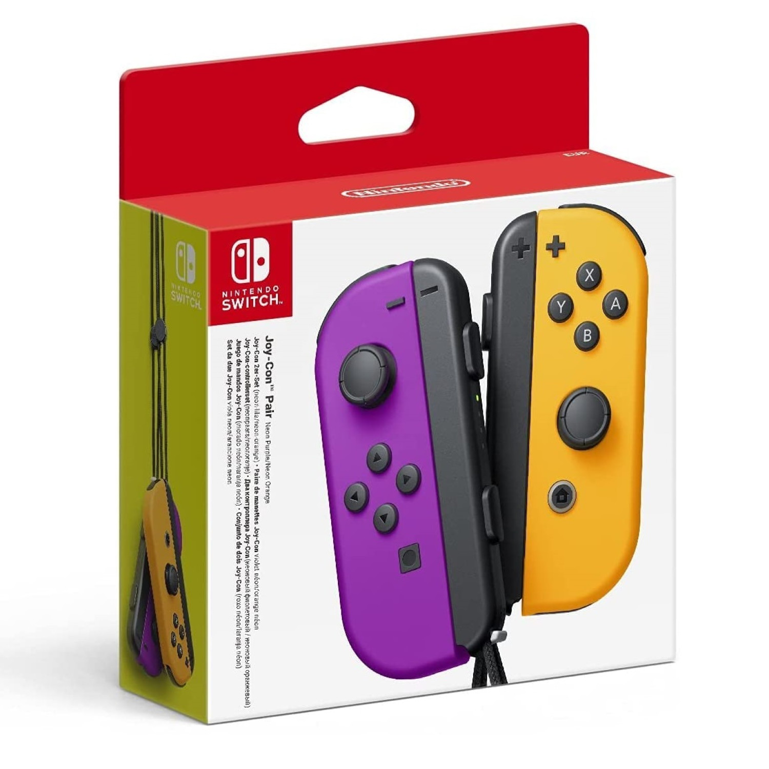 دسته بازی Nintendo Joy-Con Set (L+R) - Neon Purple/Neon Orange-1