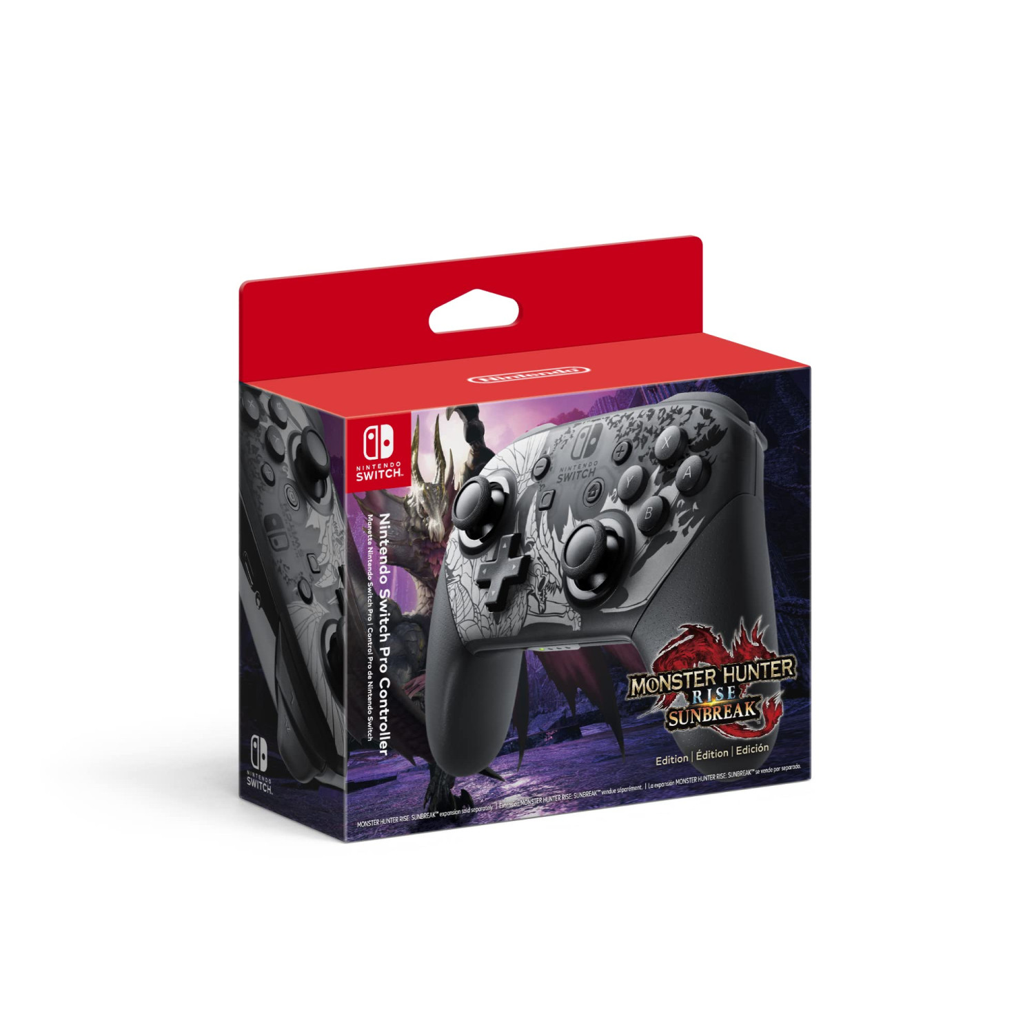 دسته بازی Nintendo Pro Controller - Monster Hunter Rise Sunbreak Edition-4