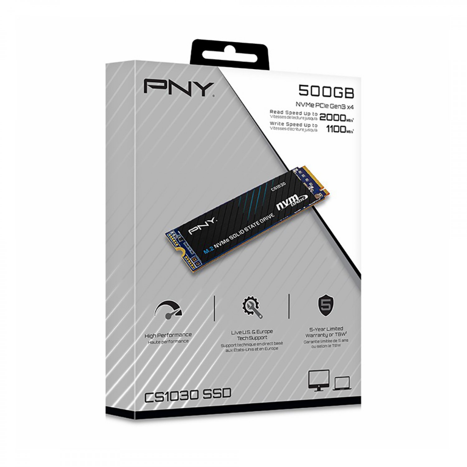 حافظه اس اس دی PNY CS1030 500GB-4