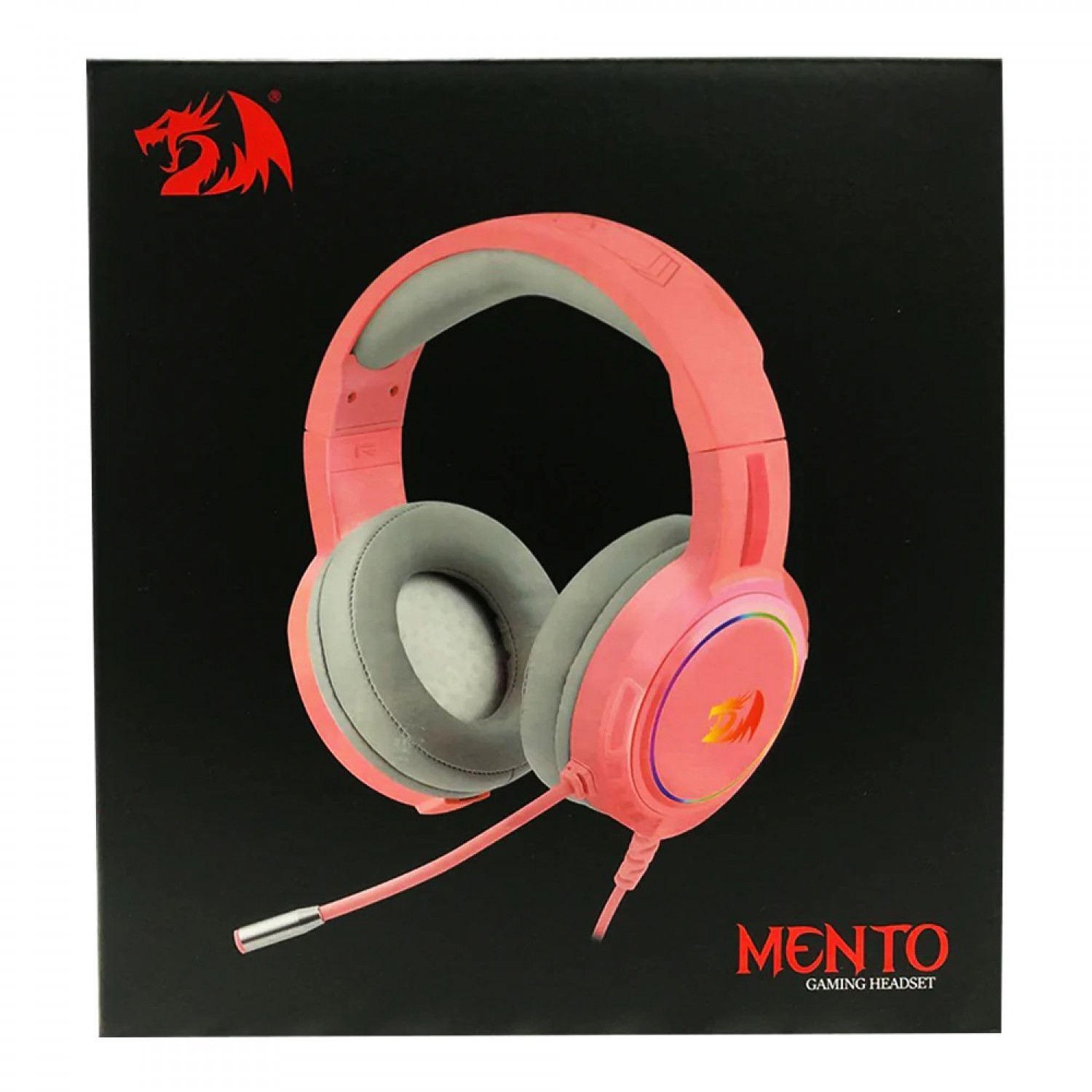 هدست Redragon H270 Mento - Pink-2