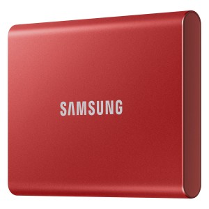 حافظه اس اس دی اکسترنال SAMSUNG T7 2TB - Metallic Red