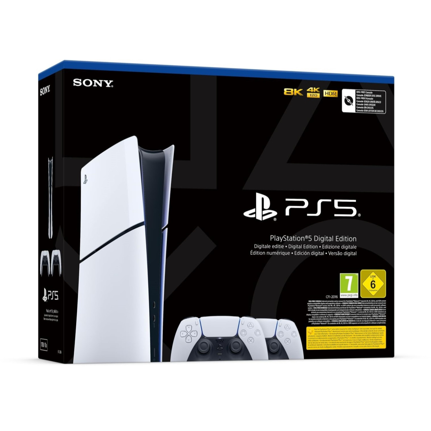 کنسول PlayStation 5 Slim - Digital Edition - دو دسته-2