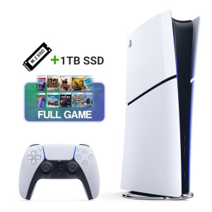 باندل کنسول PlayStation 5 Slim - Digital Edition + 1TB SSD + Games