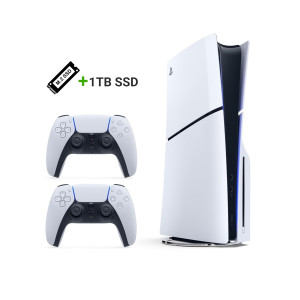 باندل کنسول PlayStation 5 Slim - Standard Edition - دو دسته + 1TB SSD