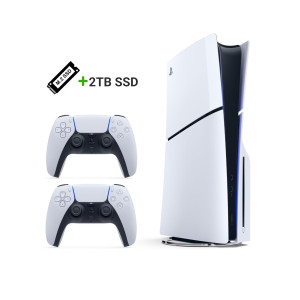 باندل کنسول PlayStation 5 Slim - Standard Edition - دو دسته + 2TB SSD