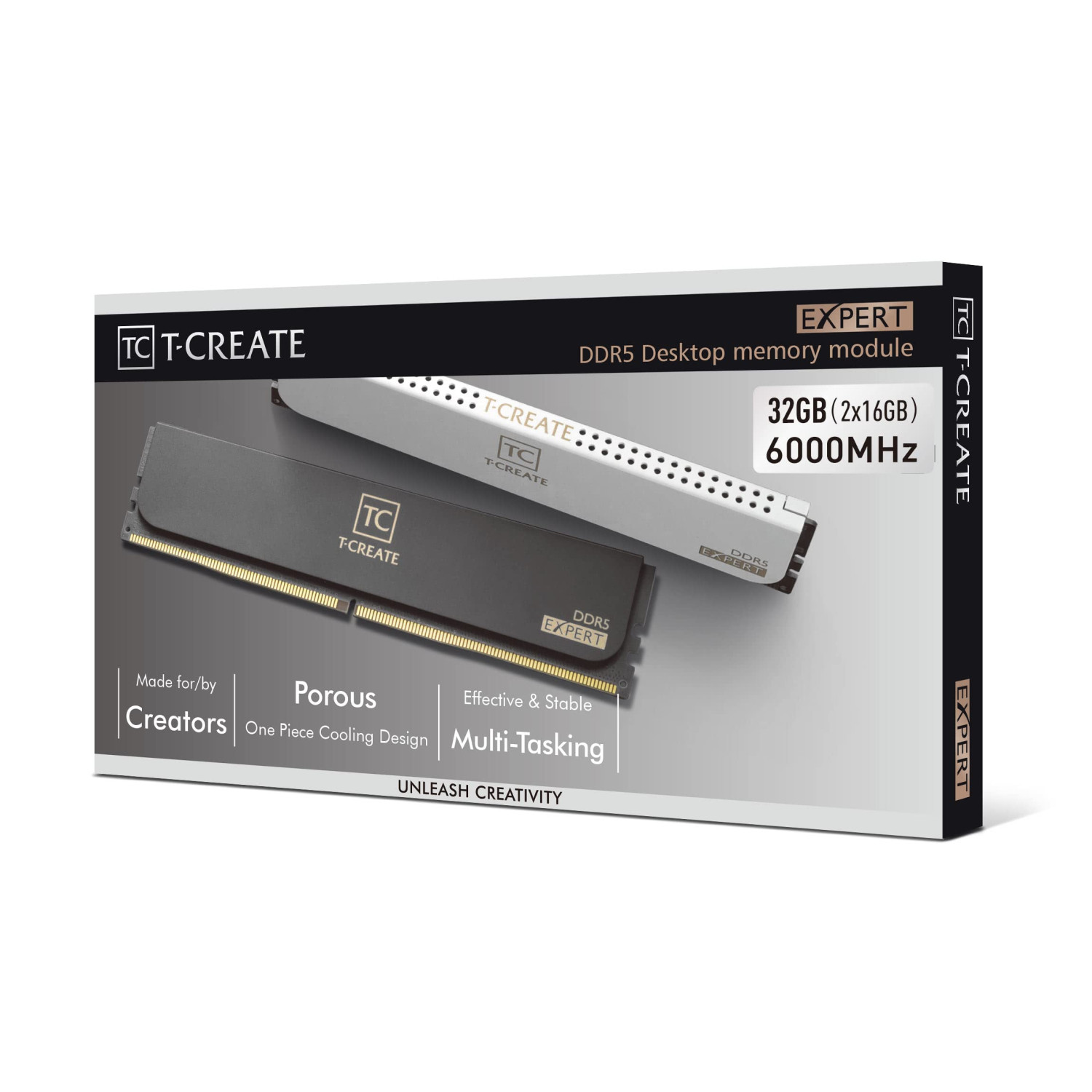 رم TeamGroup T-Create Expert DDR5 32GB Dual 6000MHz CL30 - White-6
