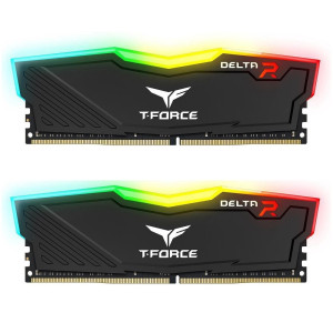 رم TeamGroup T-Force DELTA RGB DDR4 32GB Dual 3200MHz CL16 - Black