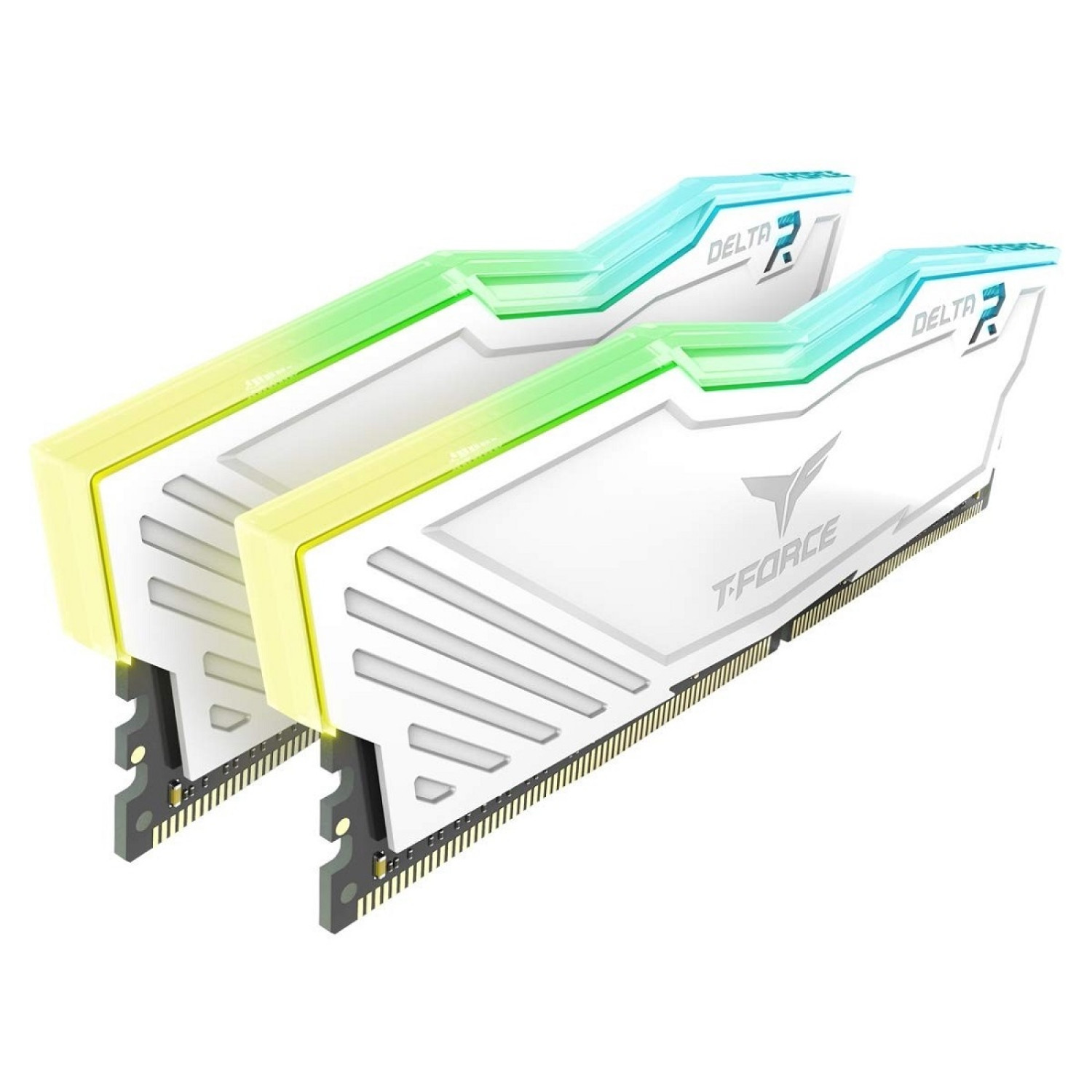 رم TeamGroup T-Force DELTA RGB DDR4 32GB Dual 3600MHz CL18 - White-2