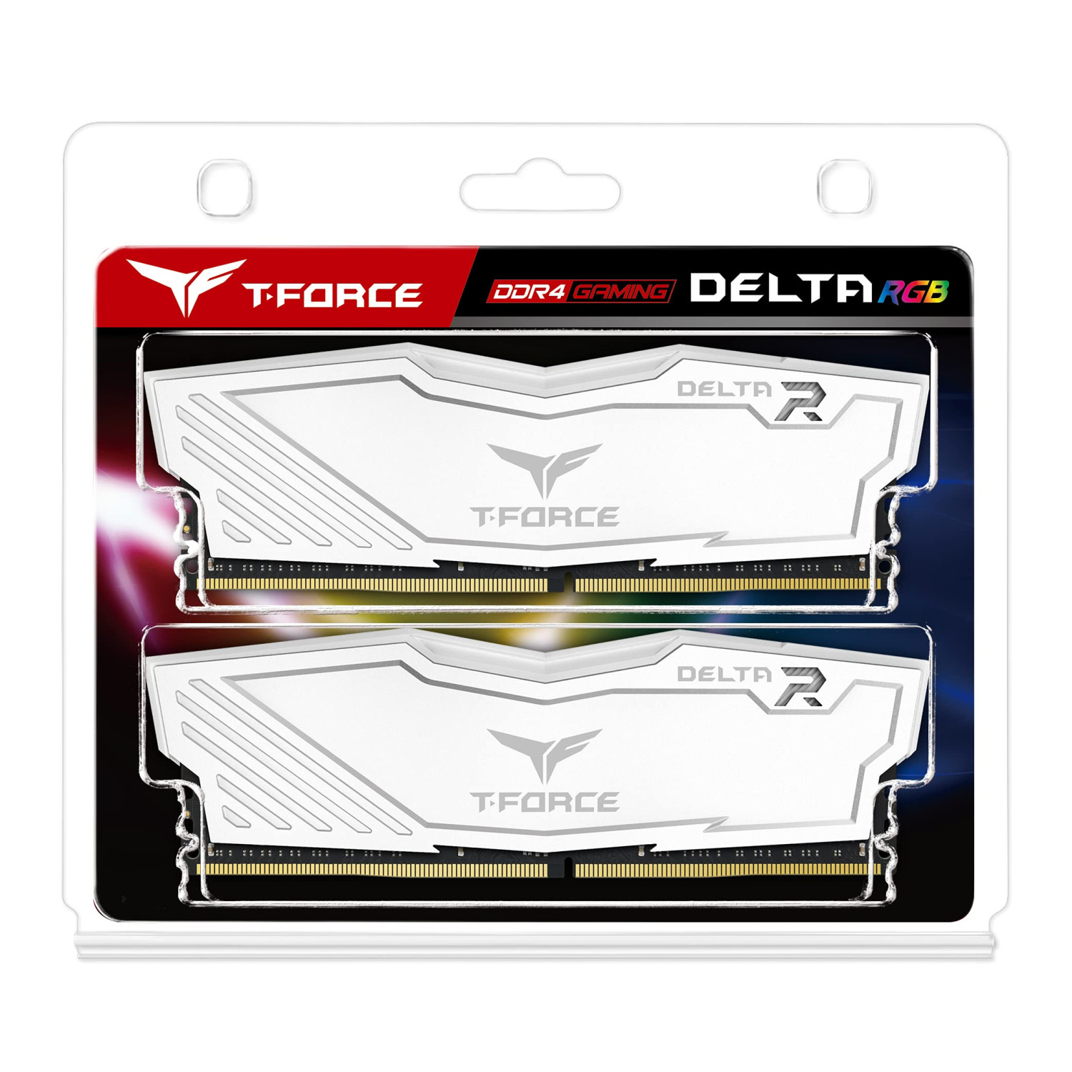 رم TeamGroup T-Force DELTA RGB DDR4 16GB Dual 3600MHz CL18 - White-10