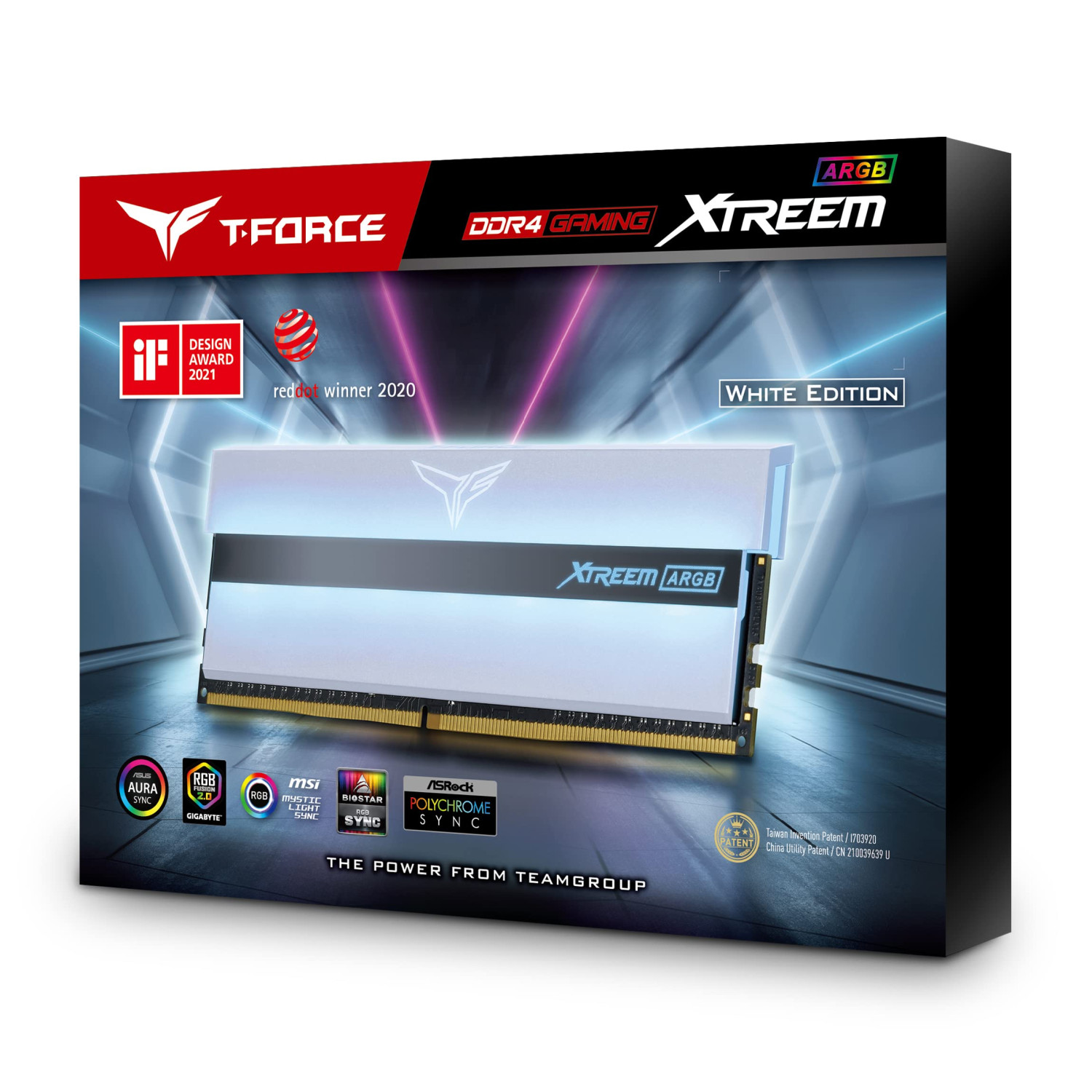 رم Team Group T-Force Xtreem ARGB 16GB Dual 3600MHz CL18 - White-8