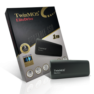 حافظه اس اس دی اکسترنال TwinMOS EliteDrive 1TB - Dark Grey