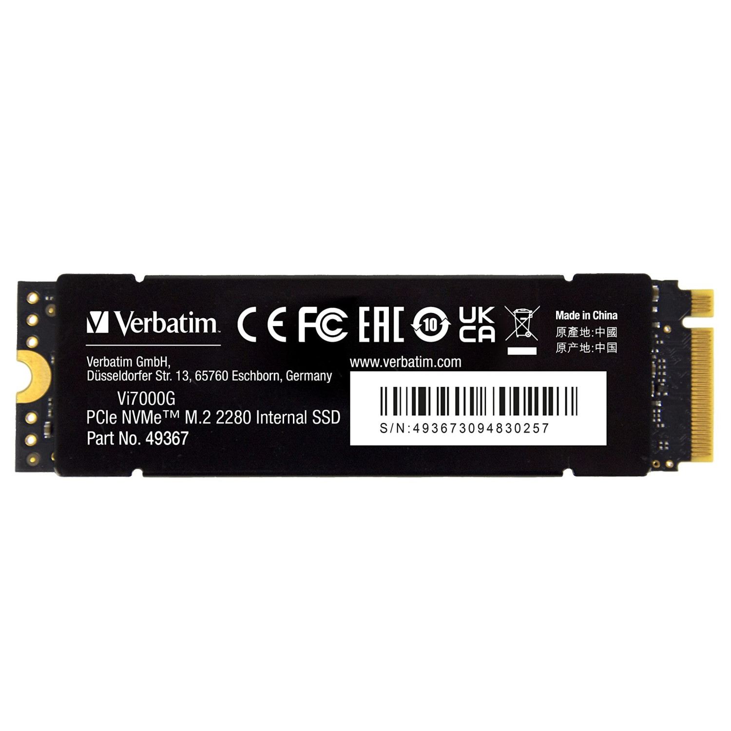 حافظه اس اس دی Verbatim Vi7000G 2TB - For PS5-3
