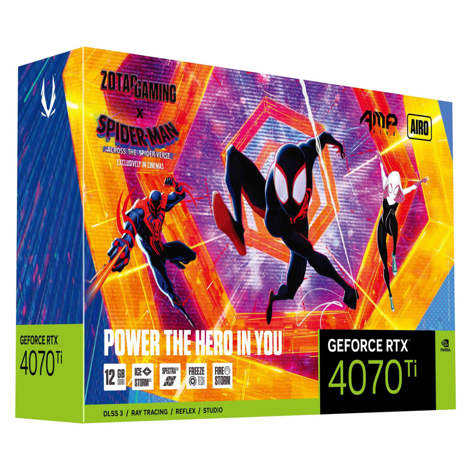 کارت گرافیک Zotac RTX 4070 Ti AMP AIRO 12GB - Spider-Man Bundle-8