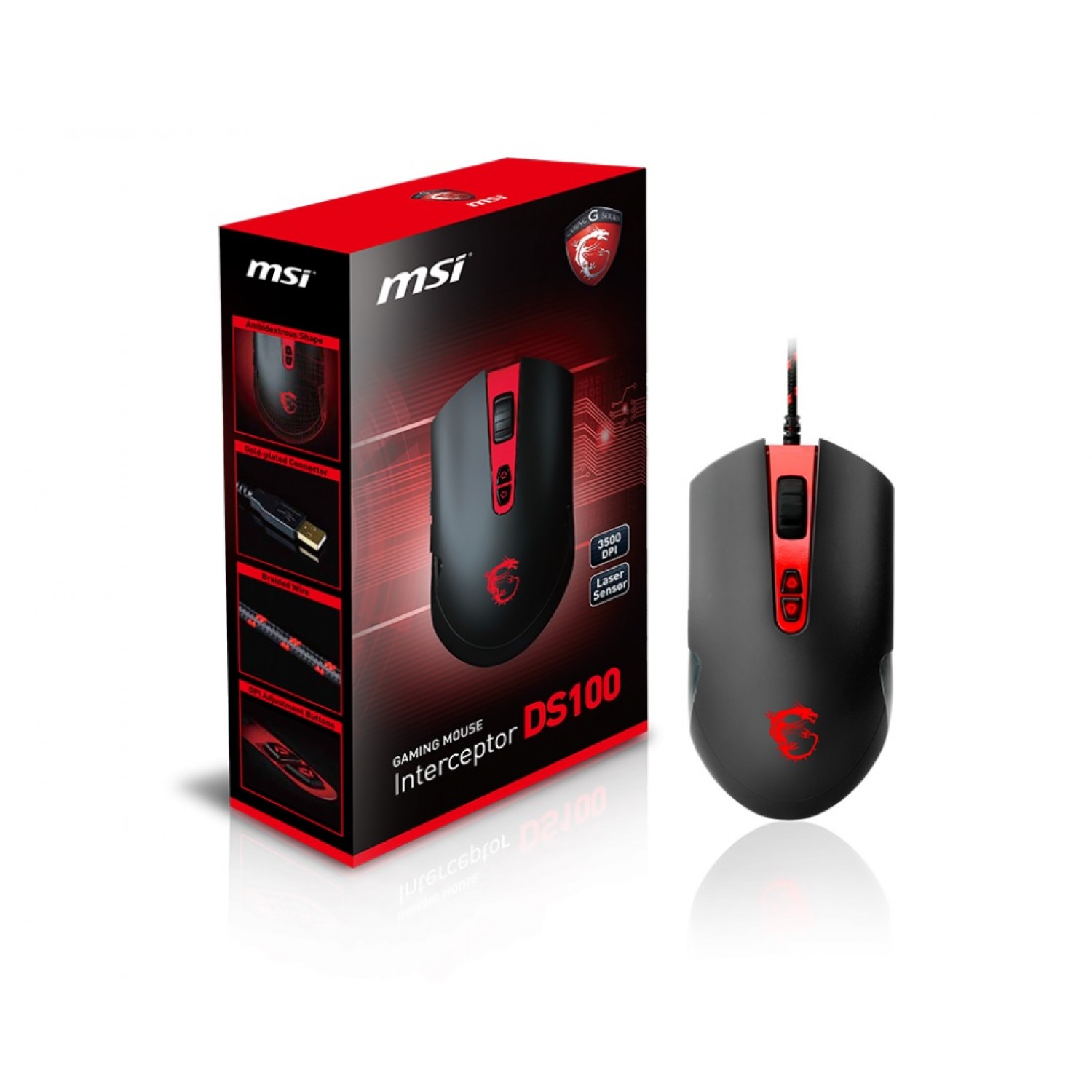 MSI Interceptor DS100 Gaming Mouse-1