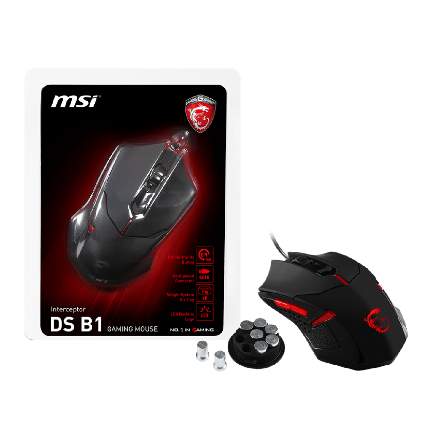  Msi Interceptor DSB1 Gaming Mouse