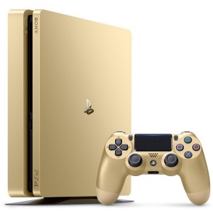 PS4 4 Slim 1TB Gold Region 2