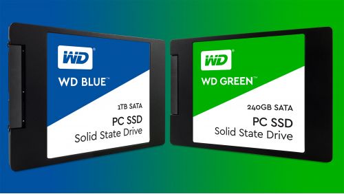 رنگ سبز و آبی هارد SSD وسترن دیجیتال چه تفاوتی دارد؟